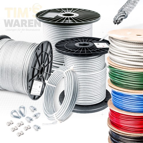 Stahlseil ummantelt pvc - ummantelt, 2