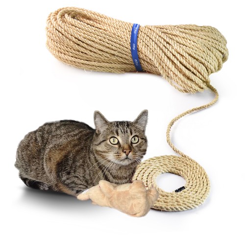 Natur 10mm sisal seil - 10mm,