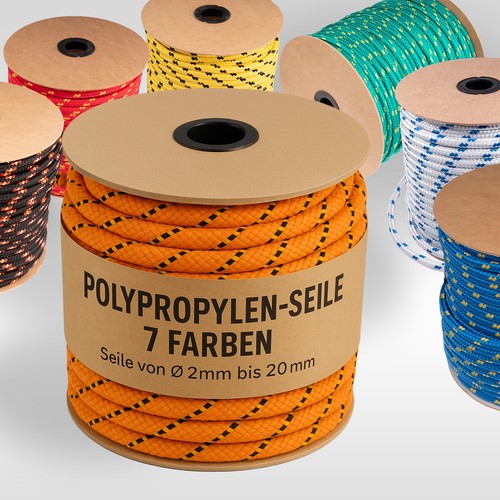 Polypropylen seil 2mm 20mm - seil,