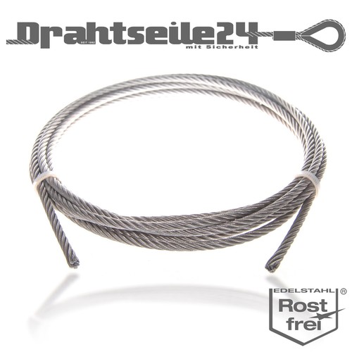 Edelstahlseil 5mm 1mm - 1mm, 1,5mm