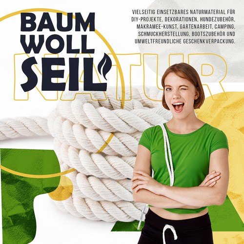 Baumwollseil makrameegarn bis - baumwollseil,