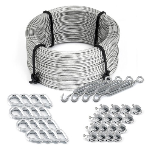 Pvc drahtseil set stahlseil - pvc,